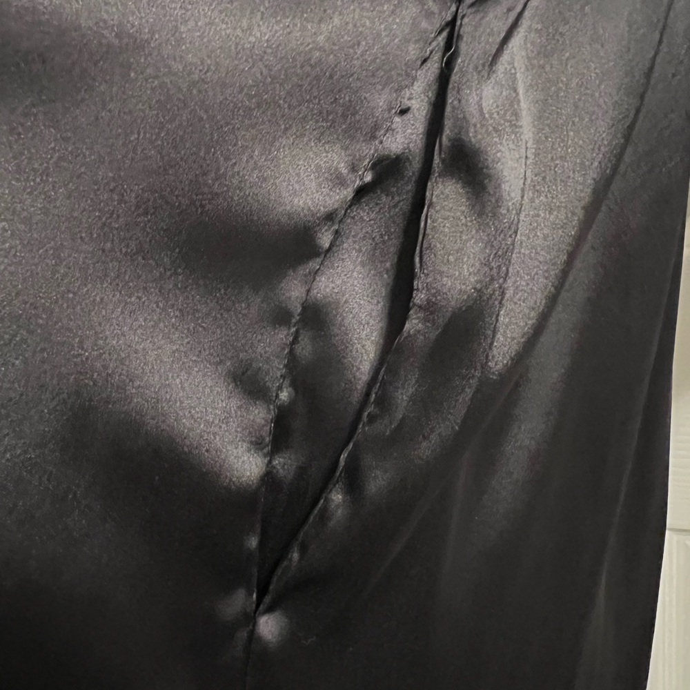 Gretchen Scott Designs Satin Black Dress - Picture 10 of 13